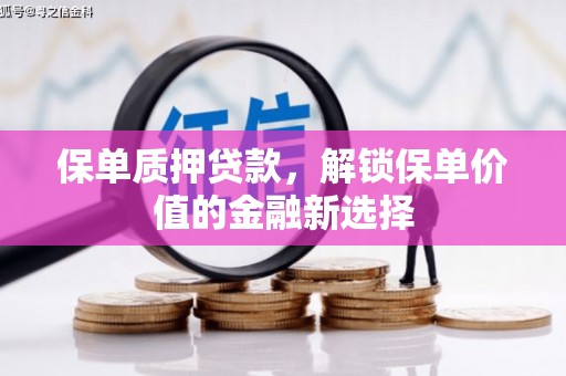 凤阳保单质押贷款，解锁保单价值的金融新选择
