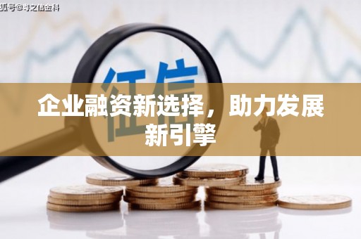 凤阳企业融资新选择，助力发展新引擎