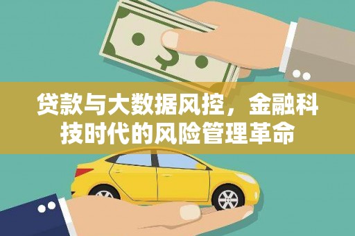 凤阳贷款与大数据风控，金融科技时代的风险管理革命