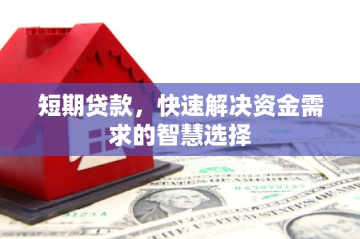 凤阳短期贷款，快速解决资金需求的智慧选择