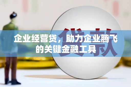 凤阳企业经营贷，助力企业腾飞的关键金融工具