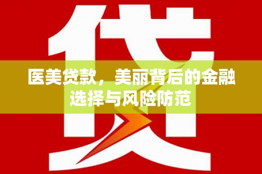 凤阳医美贷款，美丽背后的金融选择与风险防范