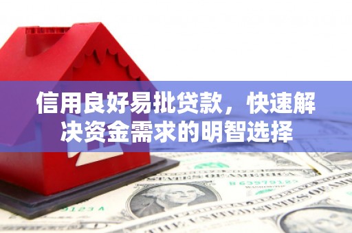 凤阳信用良好易批贷款，快速解决资金需求的明智选择