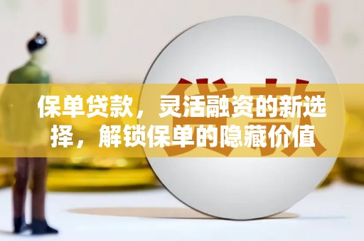凤阳保单贷款，灵活融资的新选择，解锁保单的隐藏价值