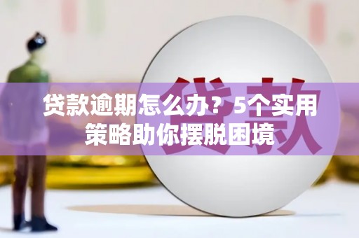 凤阳贷款逾期怎么办？5个实用策略助你摆脱困境