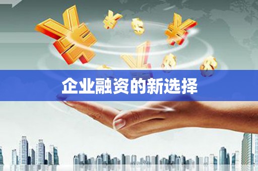 凤阳企业融资的新选择