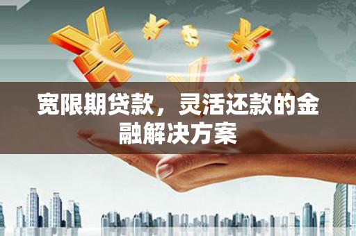 凤阳宽限期贷款，灵活还款的金融解决方案