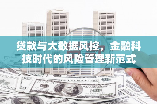 凤阳贷款与大数据风控，金融科技时代的风险管理新范式