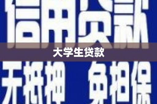 凤阳大学生贷款