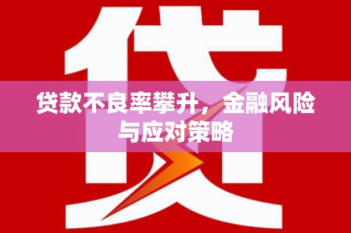 凤阳贷款不良率攀升，金融风险与应对策略