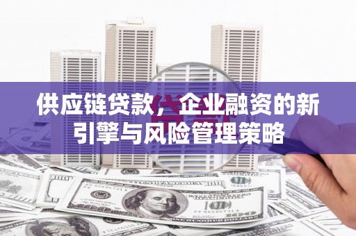 凤阳供应链贷款，企业融资的新引擎与风险管理策略