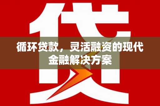 凤阳循环贷款，灵活融资的现代金融解决方案
