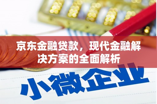 凤阳京东金融贷款，现代金融解决方案的全面解析