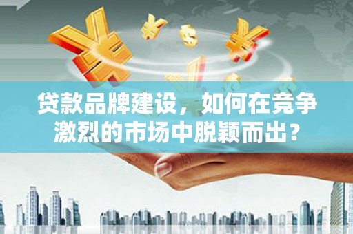 凤阳贷款品牌建设，如何在竞争激烈的市场中脱颖而出？