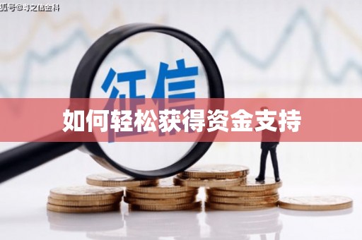 凤阳如何轻松获得资金支持