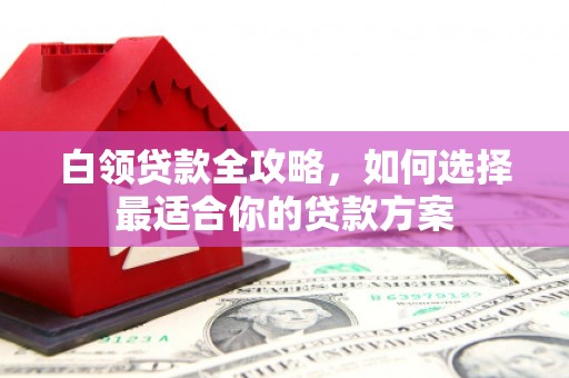 凤阳白领贷款全攻略，如何选择最适合你的贷款方案
