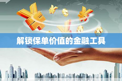 凤阳解锁保单价值的金融工具